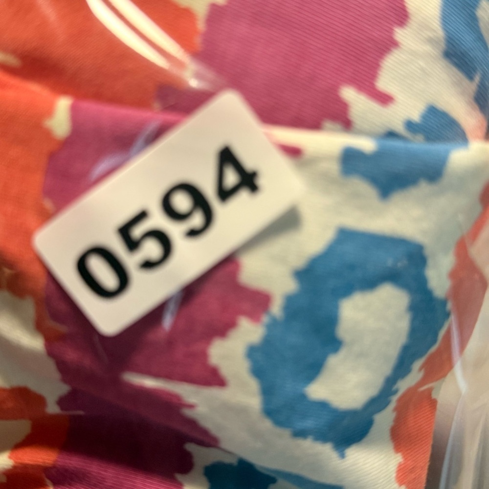 Multicolor V-Neck Patterned Dress - image 8